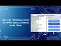 Download Lagu How to fix notifications Color OS (OPPO, Realme, OnePlus) model China (NEW METHOD)
