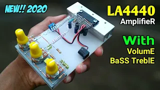 Download DIY Powerful Ultra Bass Amplifier Using LA4440 IC With Heavy Bass Treble Volume MP3