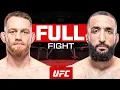 Jack Della Maddalena vs Belal Muhammad FULL FIGHT UFC Perth