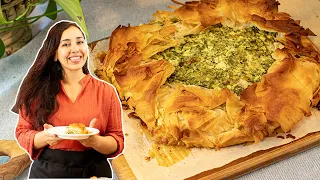 Turkish Borek Recipe | Filo Pastry | with Spinach and Cheese. 