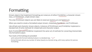 Basic IO in Java Part 2