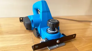 3 Simple Electric Hand Planer Jigs Making A Benchtop Jointer 