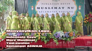 Download Menyanyakan Lagu: Indonesia Raya - Mars Muslimat - Yaalalwaton - Semangat ASWAJA MP3