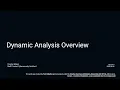 AVCDL dynamic analysis overview