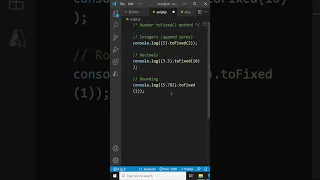 JavaScript Number toFixed method - JavaScript Tutorial for Beginners