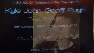 KYLE MCFRINGE PUGH FUNERAL SERVICE RIP BIGMAN NEVER WILL FORGET YOU BRO