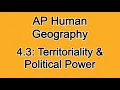 4 3 Territoriality Chokepoints and Neocolonialism AP Human Geography