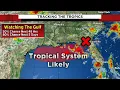 Tracking the tropics Britta 6 AM update