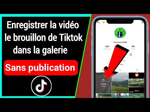 Download MP3 Comment enregistrer le brouillon de Tiktok dans la galerie sans publier