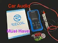 Recoil Car Test Meter MST-1 and Accessories Stuff We All Need