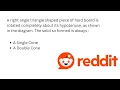 Reddit Question for Geometry Visualization Solution