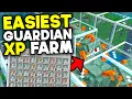 Easiest Guardian XP Farm Minecraft Bedrock 26 1 2026
