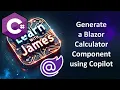 Generate Blazor Calculator with Copilot