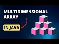 Multidimensional Arrays 2D 3D 4D In Java