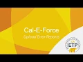ETP Cal-E-Force - Upload Error Reports