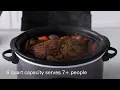 Slow Cooker Hamilton Beach 6 Quart Programmable Defrost Slow Cooker 33768
