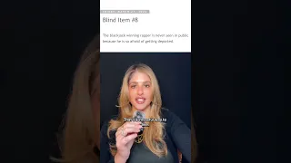 Daily Blind Items March 27