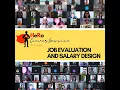 Job Evaluation and Salary Design