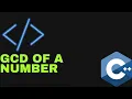 GCD of a number in c NAIVE approach