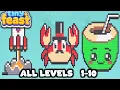 Tiny Feast Level 1 2 3 4 5 6 7 8 9 10 Walkthrough Solution