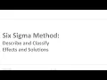 06d Method Describe and Classify Effects and Solutions