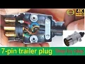 How to wire a 7 pin trailer plug diagram shown