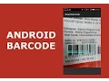 ANDROID BARCODE SCANNER