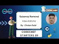 Subarray Removal Starters 89 CodeChef DCC NIT-A