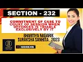 Section 232 BNSS Commitment of Case to Court of Session when Offences is triable Exclusively by it