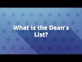 Everything You Need to Know About the Dean s List