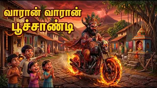 வாரான் வாரான் பூச்சாண்டி 👻🏍️ | Tamil Kids Song | Tamil Rhymes | குழந்தைகள் பாடல் | Kids Songs