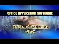 Computer Applications - Office Application Software Word Processing MS Word 16