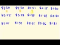 Fast mental addition of large amount of numbers using estimation