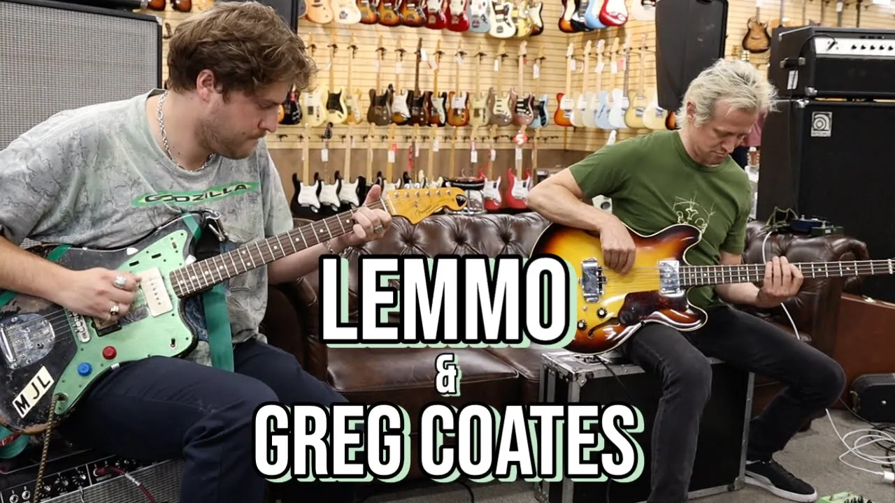 Michael Lemmo & Greg Coates at Norman's Rare Guitars Michael Lemmo & Greg Coates at Norman's Rare Guitars