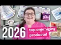 My Top 20 Organizing Products for 2026 after years of testing