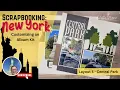 Scrapbooking Travel Creating a cute Central Park scene using cut files Process