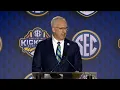 SEC Commissioner Greg Sankey at SEC Media Days