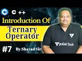 Ternary Operators Conditional Operator in C with Example C Tutorial for Beginners