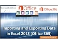 Importing and Exporting Data in csv Files in Excel 2013 Office 365 17 of 18