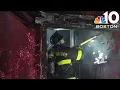 Firefighter injured battling fire in Framingham