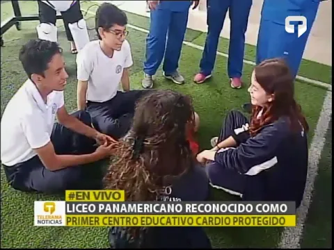Liceo Panamericano reconocido como primer Centro Educativo Cardio Protegido