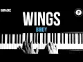 Download Lagu Birdy - Wings Karaoke SLOWER Acoustic Piano Instrumental