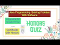 Java Programming Solving Problems With Software Honors Quiz Week 4 Batch Grayscale Images