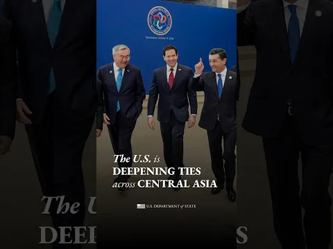 The United States is deepening ties across Central Asia.