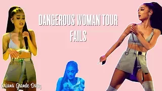 ariana grande all the fails dangerous woman tour 