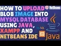 JDBC - How To Upload Blob Image Into Mysql Database Using Java Xampp And Netbeans IDE
