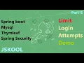 Part - 6 Limit Login Attempt Cron Operation implimantation with