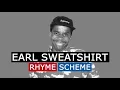 Earl Sweatshirt on Oldie | Rhyme Scheme
