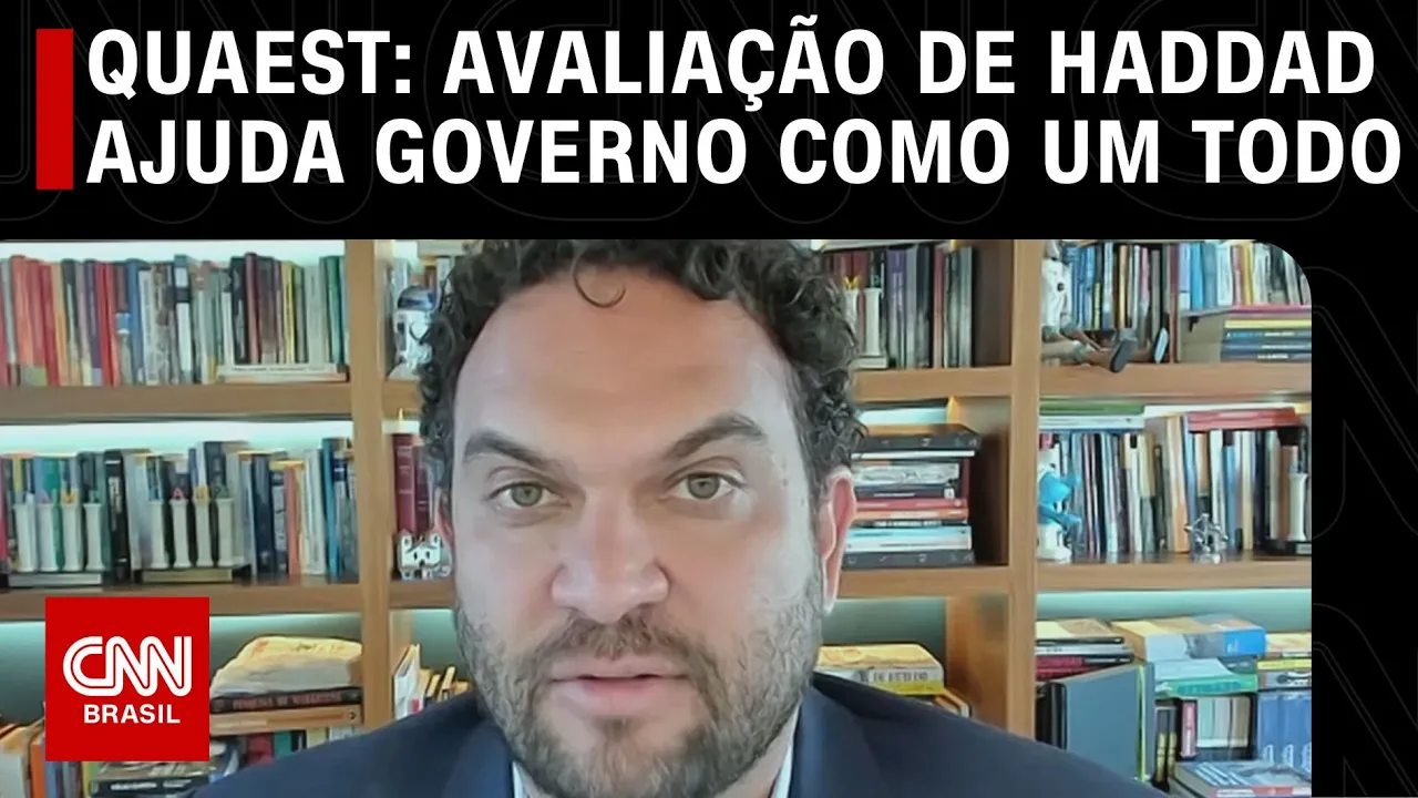 Quaest: avaliação de Haddad ajuda governo como um todo | CNN 360º