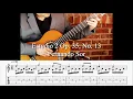Estudio 2 Op. 35, No. 13 Guitar Tablature and Notation Play Along in HD